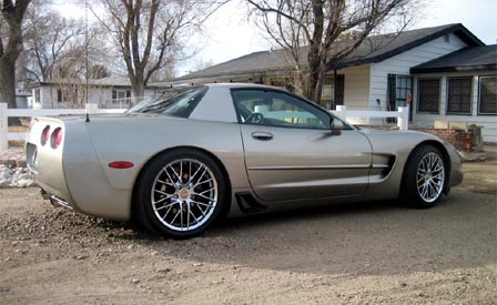 Replica Corvette ZR1 Wheels on a C5 Z06 Transform your Corvette by adding a