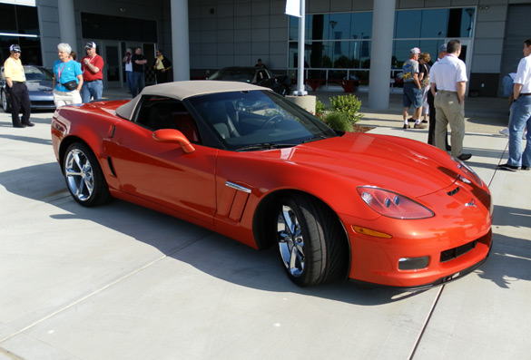 Corvette Values Introducing Inferno Orange on a 2011 Corvette