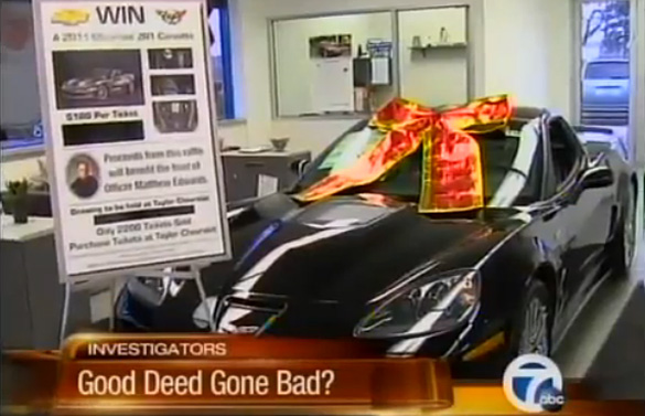 Corvette ZR1 Raffle to Benefit Fallen Taylor MI Police Officer Goes Bad for Dealer