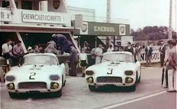 Rare 1960 GM Film Documents Corvette's First Visit to Le Mans