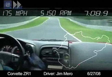 2009 Corvette ZR1 on the Nürburgring