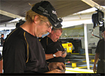 Corvette Racing Crew Member Dave wears the PitCam