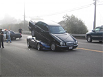 C6 Corvette and a Mercedes Benz Getting It On