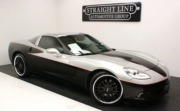 Black Matte seems to be all the rage currently and this Corvette pulls it 