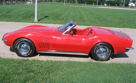 JK in Kansas submitted his 1970 Corvette Roadster to Corvette Values
