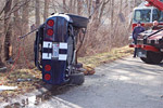 [ACCIDENT] C4 Corvette Rolls Over and Lands in Swamp