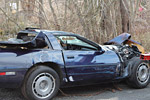 [ACCIDENT] C4 Corvette Rolls Over and Lands in Swamp