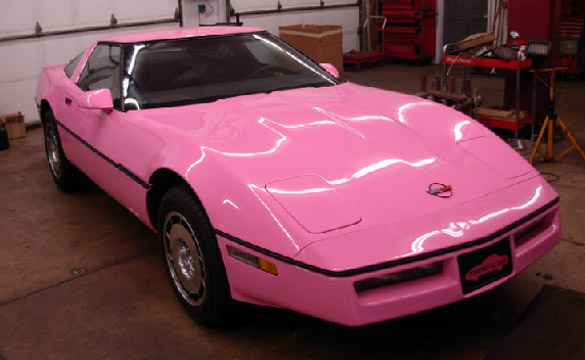 C4 Pink Corvette Restoration Aims for Raising Breast Cancer Awareness