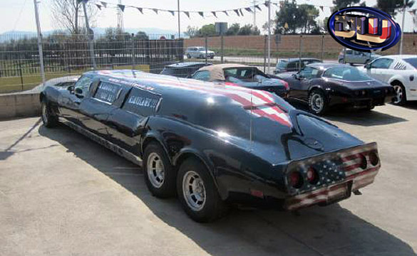  VIDEO Three Axle C3 Corvette Limo For Sale in Spain