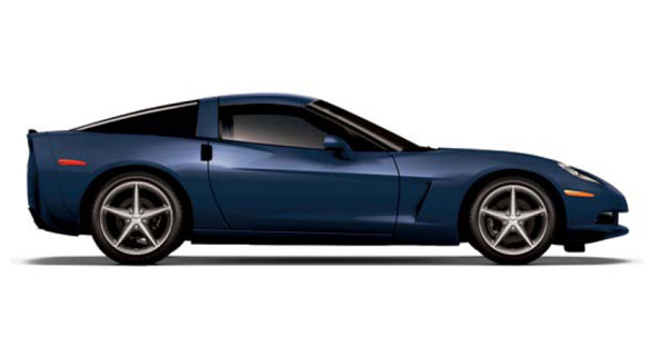 The 2013 Corvette in Night Race Blue