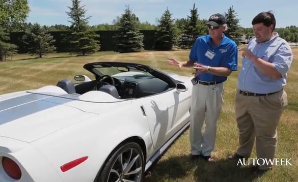 [VIDEO] Tadge Asks Autoweek about C7; Shows Off New 2013 427 Convertible Corvette