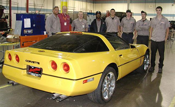 Students at Lincoln Tech Restore a C4 Corvette