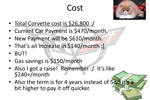 Man Creates Slideshow to Convince Wife to Buy a Corvette Z06