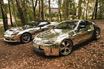 Lithuanian C6 Corvette Goes Full Disco with Chrome Wrap