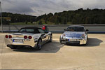 Lithuanian C6 Corvette Goes Full Disco with Chrome Wrap