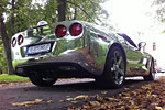 Lithuanian C6 Corvette Goes Full Disco with Chrome Wrap