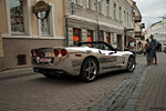 Lithuanian C6 Corvette Goes Full Disco with Chrome Wrap