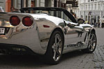Lithuanian C6 Corvette Goes Full Disco with Chrome Wrap