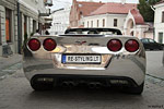 Lithuanian C6 Corvette Goes Full Disco with Chrome Wrap