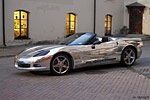 Lithuanian C6 Corvette Goes Full Disco with Chrome Wrap