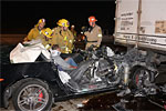 Corvette Z06 Owner Survives Horrific Crash on the 405 in California