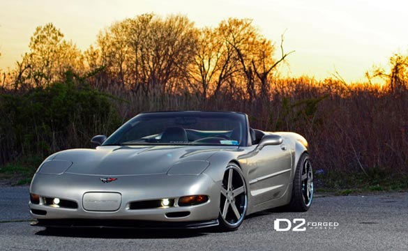 [PICS] C5 Corvette Convertible Widebody on D2FORGED CV2 Colormatched Wheels