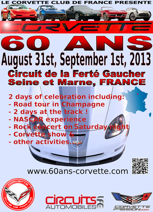 French Corvette Club to Celebrate Corvette's 60th Anniversary