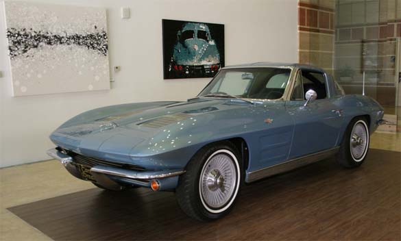 Buy This Artwork for $150,000 and Get a Free 1963 Corvette Split-Window Coupe