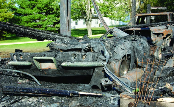 Fire Claims A 1962 Corvette That Owner Treasured for Four Decades