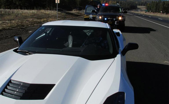 [PIC] Is This The First C7 Corvette Stingray's Encounter with Law Enforcement?