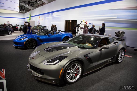 The 2015 Corvette Z06s at the New York Auto Show
