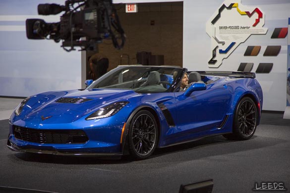 The 2015 Corvette Z06s at the New York Auto Show