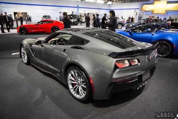 The 2015 Corvette Z06s at the New York Auto Show