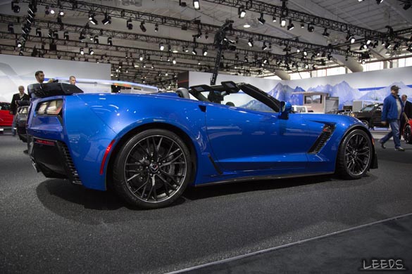 The 2015 Corvette Z06s at the New York Auto Show