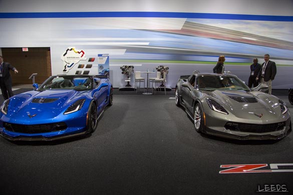 The 2015 Corvette Z06s at the New York Auto Show