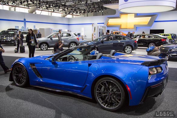 The 2015 Corvette Z06s at the New York Auto Show