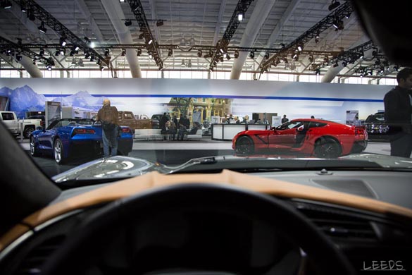 The 2015 Corvette Z06s at the New York Auto Show