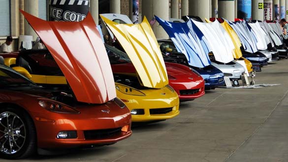 Corvettes at the Lone Star Corvette Classic