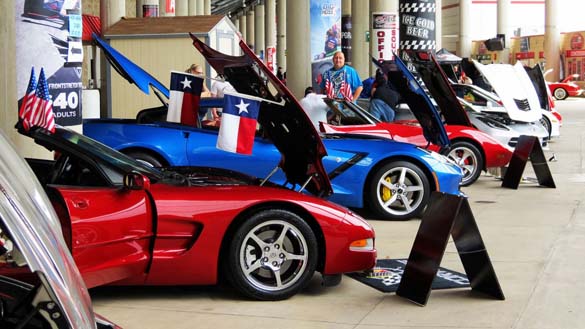 Corvettes at the Lone Star Corvette Classic