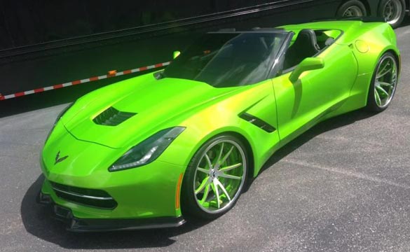 corvette neon green