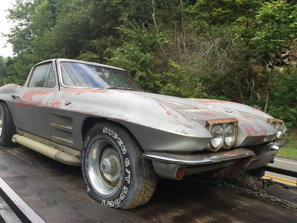 Corvettes on Craigslist: Barn Find 1964 Corvette Sting Ray ...