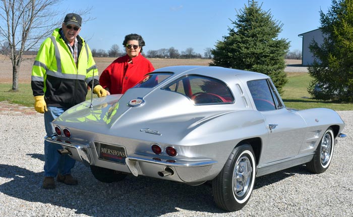 Couple Married Over 51 Years Relive Youth with Substitute 1963 Corvette Split Window