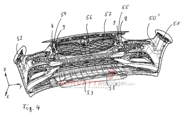 Patents for a Two-Stage Turbocharger and Front Bumper Cover Could Be Headed for Mid-Engine C8 Corvette