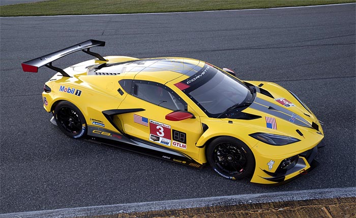 [PIC] First Look at Corvette Racing's No. 3 C8.R in Yellow/Silver Livery