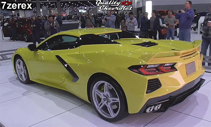 [VIDEO] 2020 Corvette Stingray Convertible in Accelerate Yellow at the San Diego Auto Show