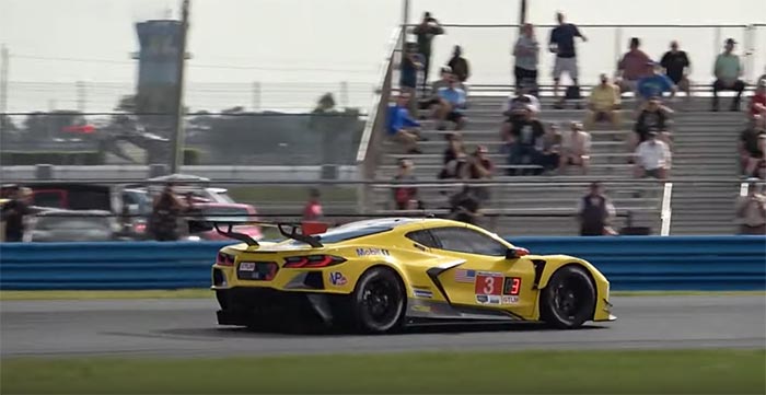 [VIDEO] Corvette C8.R Start Up and Testing at Daytona