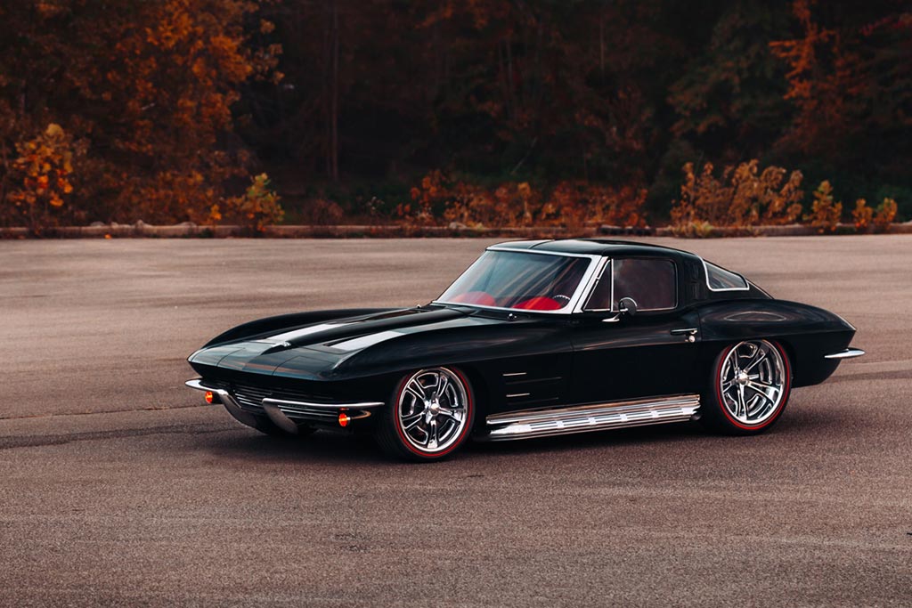 Wild 1963 Corvette Split Window Restomod Heading To Barrett Jackson