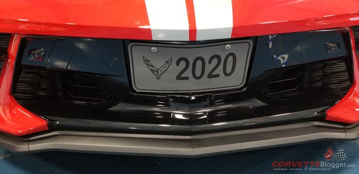 C8 Corvette Front License Plate Install