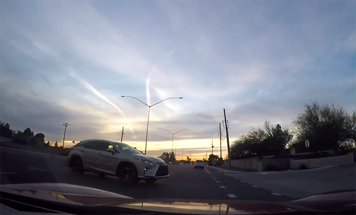 [ACCIDENT] A Dash Camera Captures the Scary Moment a C6 Corvette is Totaled in a Crash