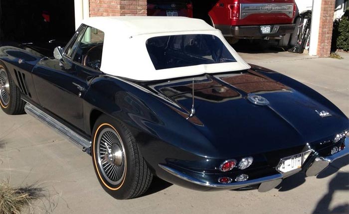 Corvettes on Craigslist: 1966 Corvette Convertible Pilot Car Wearing VIN 006